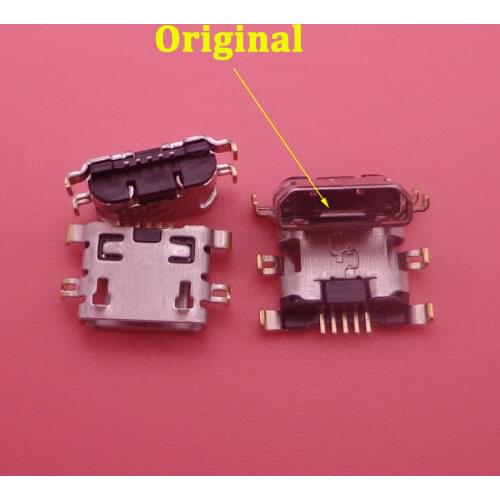 10PCS/Lot Micro USB Charge Port Charging Socket Jack Connector For Lenovo A708T S890 / For Alcatel 7040N For HuaWei G7 G7-TL00