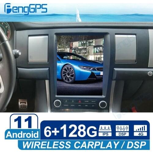 Android 11.0 CD DVD Player Radio For Jaguar XF 2004-2015 Touchscreen 6+128G Multimedia GPS Navigation CarPlay Head Unit