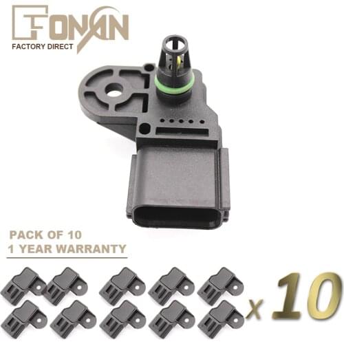 X10 Intake Air Manifold Pressure MAP Sensor For FORD COURIER ECOSPORT ESCORT FIESTA KA FOCUS Zetec Rocam 1.0 1.6 0261230027