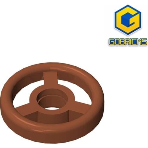Gobricks GDS-1315 Vehicle, Steering Wheel Small, 2 Studs Diameter compatible 30663 pieces of childrens toys