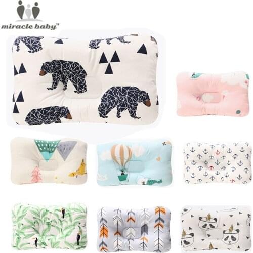 Breathable Baby Pillow Infant Head Bone Shaping Pillows Toddler Head Protection Concave Sleeping Positioner Support Cushion