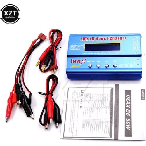 IMAX B6 80W Lithium Battery Charger Lipro NiMh Li-ion Ni-Cd Digital RC I-max B6 Mini Digital Smart Balance Charger Discharger