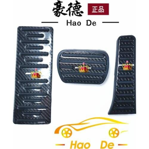 Car Accelerator Brake Pedals Cover Real Carbon Fiber For W124 W202 W203 W140 W208 W210 W211 W220 C43 E55 CL55 S55 E320 C208 A208