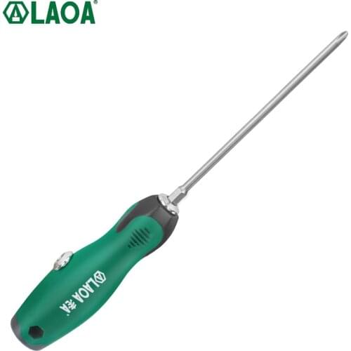 LAOA 1/4" 6.35mm Non-slip Screwdriver Handle Dismountable Sockets Slotted Torx Phillips Bits Hand Tools