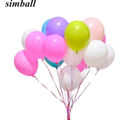 Latex Balloons 10pcs 10 Inch Wedding Decoration Balloons Tiffany Blue Inflatable Happy Birthday Party Air Balloons Supplies 2.2g