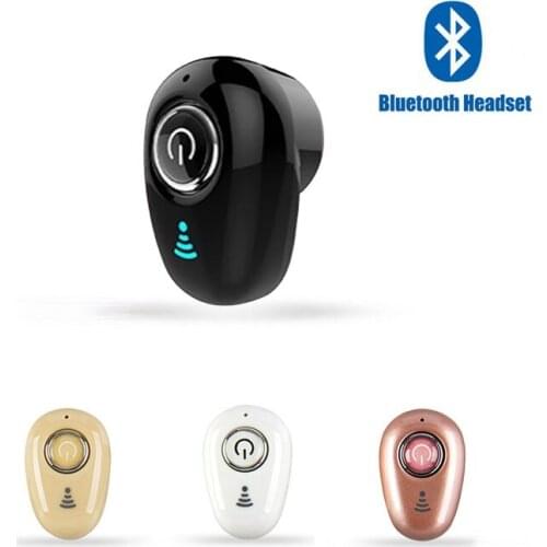 S650 Mini Bluetooth Earphone Wireless In-Ear Invisible Auriculares Earbuds Handsfree Headset Stereo with Mic for all Smart phone