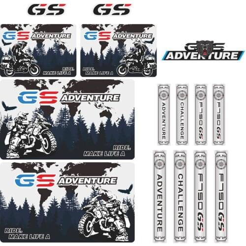 Trunk Motorcycle Sticker For BMW F750GS F750 GS ADV Adventure Tail Top Side Panniers Luggage Aluminium Box Case GSA