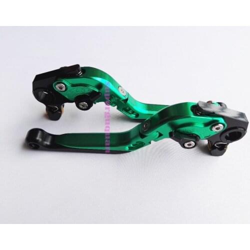 New motorcycle motorbike CNC Foldable Extendable brake&Clutch Levers Green For Ducati Monster Il Mostro 796 2011-2012