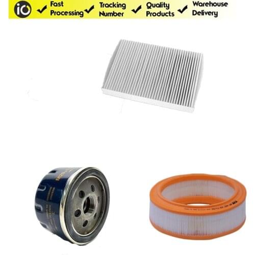 Genuine Service Filter Set for Renault Dacia Logan 1.4 (Oil-Pollen-Air Filter) Fast Shipment From Turkey