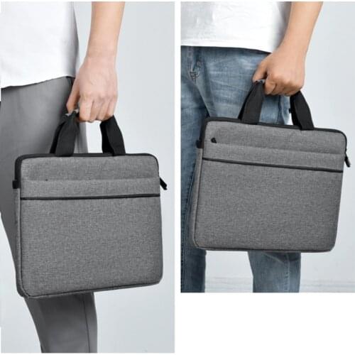 Strap Laptop Sleeve Bag with Handle for 14" 15.6" 16" Inch Laptop Shockproof Computer Notebook Bags Black Grey Briefcase Case