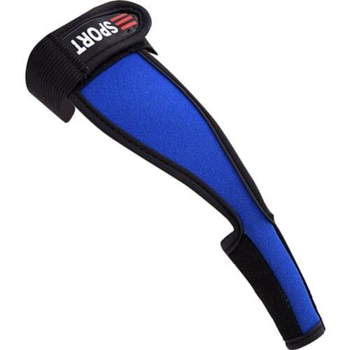 Adjustable Non-Slip Single Finger Glove Fishing Casting Glove Blue