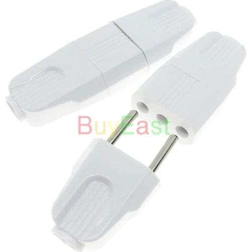 EU Male Female Rewireable Main Power Plug Outlet Socket For DIY Extension Cord AC250V 10A