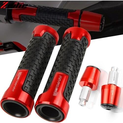 Motorcycles Aluminum Handlebar Knobs Hand Grips Handle Bar Cap End Plug For MV AGUSTA RIVALE 800 Rivale800 2013-2016 2015 2014