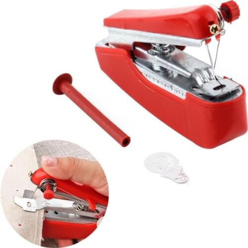 Manual Operation Portable Mini Sewing Machine Creative Simple Sewing Tools Home Travel Small Embroidery Random Color Accessories
