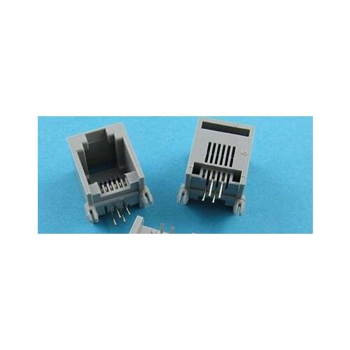 Network socket 5521 6P4C RJ11 Socket Four Core Telephone Socket RJ11 90 Deg Horizontal
