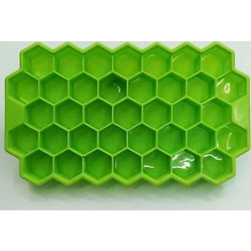 SILICONE HONEYCOMB ICE CREAM MAKER HONEYCOMB ICE CUBE TRAY 37 CAVITY ICE MAKER FORM DIY KITCHEN TOOLS