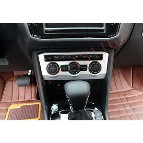 STYO Car Interior Air Condition Switch Knob Cover Trim For VW Tiguan 2017 2018