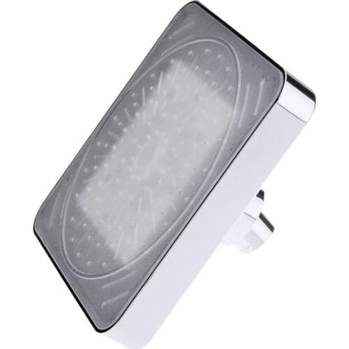 Temperature Sensing Luminous 6 Inch Shower Head Water Tap Color Changing Shower Tool Led Bathroom Top Spray