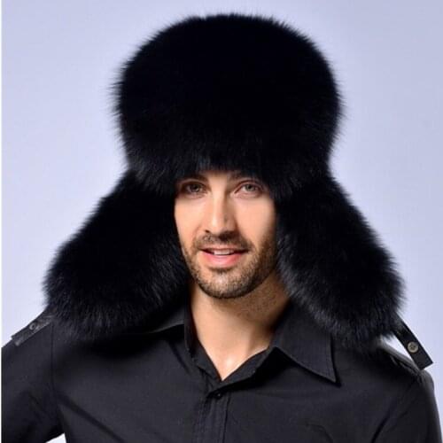 SZOLWY Men's Fur Hats