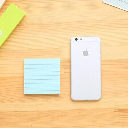 Factory direct marketing creative simple kraft paper cross line urine sign candy square message note N times