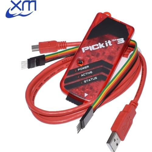 PICKIT3 PIC KIT3 PICKIT 3 Programmer Offline Programming PIC Microcontroller Chip Monopoly+PIC Programmer adapter seat