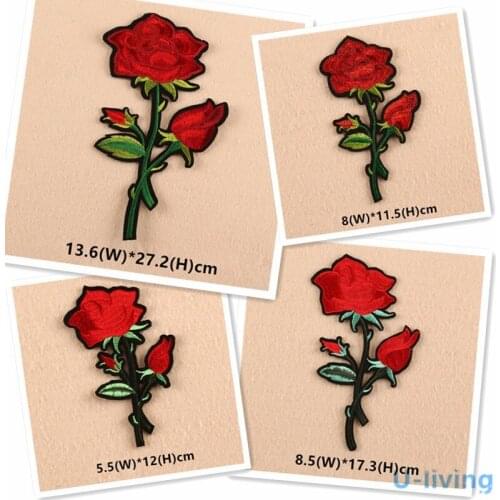 1pcs Mix Flowers Patches for Clothing Iron on Embroidered Sew Applique Cute Patch Fabric Badge Garment DIY Apparel Accessories