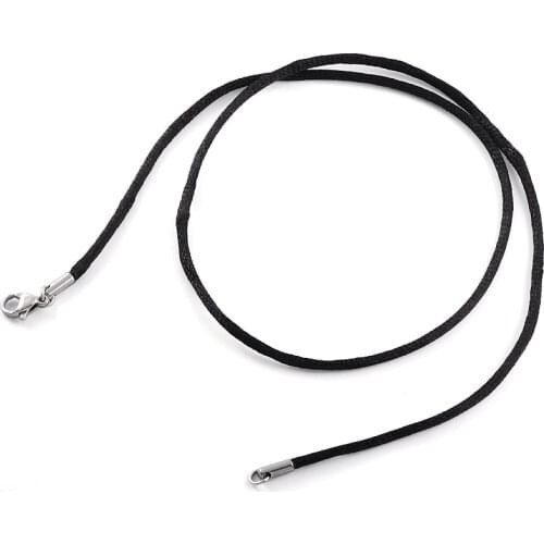 10PCS/Lot 1.5mm Black Brown Colorful Leather Cord Adjustable Braided 45cm Rope For DIY Necklace Bracelet Jewelry Making