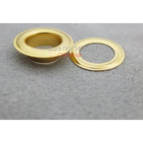 12mm 1/2" 200 pcs / Lot Grommet Eyelets Canvas Clothes Leather Self Backing Plier Gold F65C8