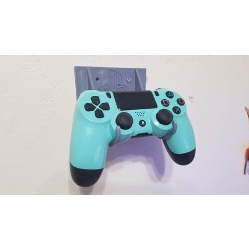 2Pcs Wall Mount Hanging Dock Stand Holder Bracket For PS3 PS4 Xbox Switch Games Controller Gamepad Console With Screw Sticker