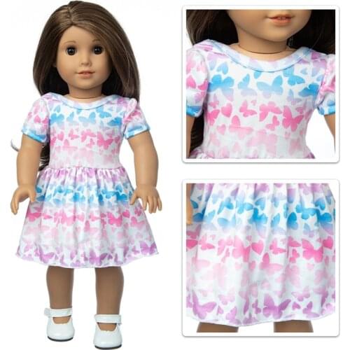 2021 Butterfly Dress Clothes fits for American girl 18" american girl doll alexander doll best gift