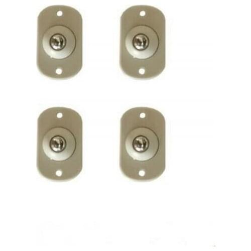 Paste Type Universal Pulley 4Pcs Adhesive Pulley Storage Box Pulley Can Self-adhesive Pulley Home No Noise No Scratches Box
