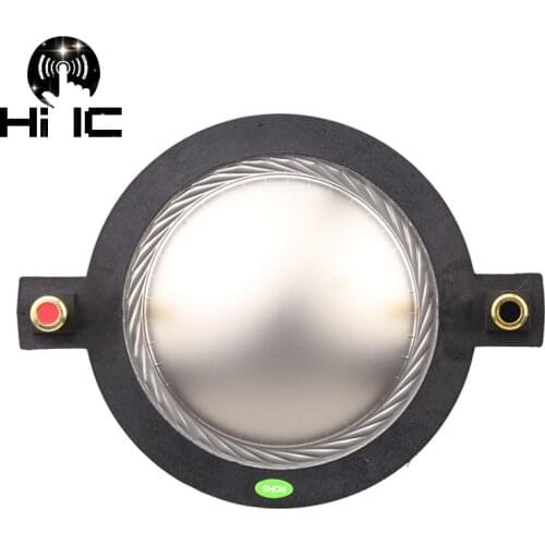 2Pcs Audio Tweeter Driver Speakers Professional Titanium Film 75 Core Treble Voice Coil Round Dome Replacement Diaphragm