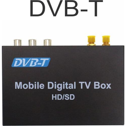DVB-T DVB-T2 (MPEG-4) Digital TV for Car Freeview Box External Digital TV Receiver with Free Aerial Latest Model & Top Quality