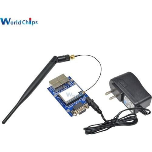 HLK-RM04 RM04 Uart Serial Port to Ethernet WiFi Wireless Module With Adapter Board Development Kit RS232/RS485 AP Routing Module