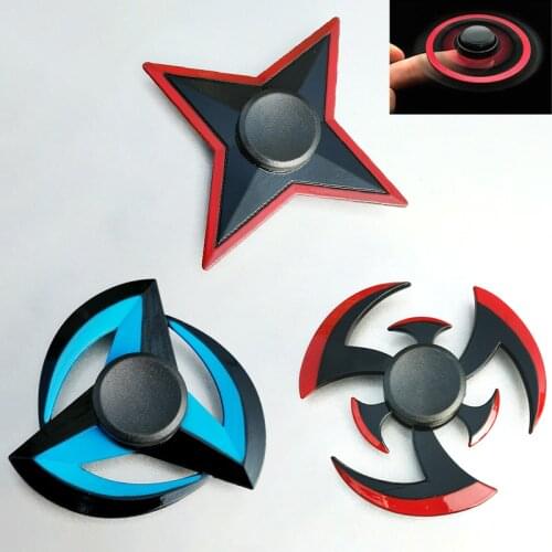 Anime Naruto Shuriken Fingertip Spinner Antistress Toys Cosplay Funny Cartoons Fingertip Spinner Fidget Toys for Children Adult