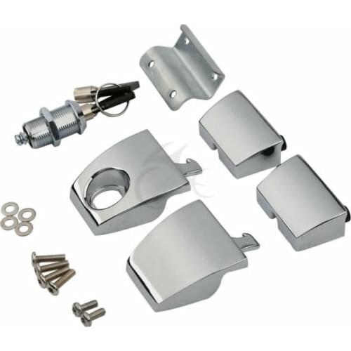 King Tour Pack Pak Latches For Harley Davidson Touring 88-13 FLHT FLHR FLHX Electra Road Street Glide 1988-2013