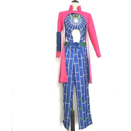 Anime Jojos Bizarre Adventure Cosplay Costume Jolyne Cujoh Kujo Costume Customized Jolyne Cujoh JOJO Halloween Clothing