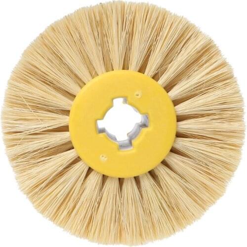 Deburring Sisal Wire Round Brush Head Polishing Grinding Buffing Wheel Woodworks WXTC