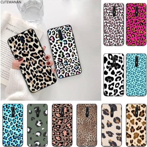 Leopard Print Phone Case For Oppo A5 A9 2020 Reno2 z Renoace 3pro A73S A71 F11