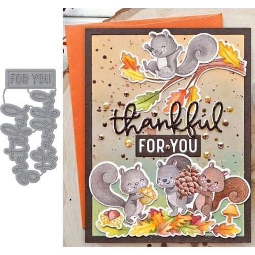Word Thank Metal Cutting Dies for Scrapbooking and Card Making Paper Craft 2019 New die cuts