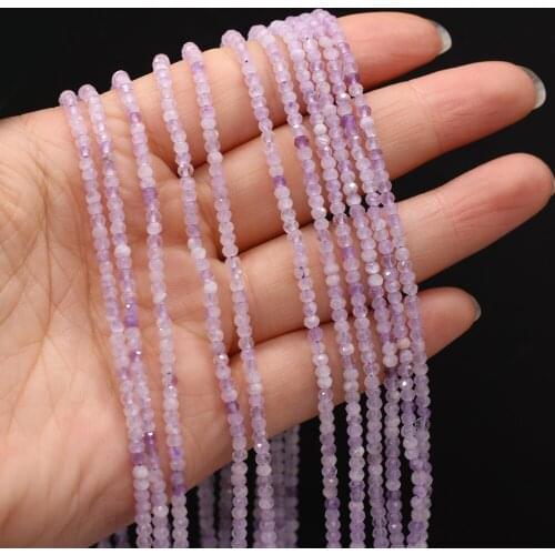 New Style Natural Stone Bead Section lavender Stone Small Beads For DIY Jewelry Making Necklace Bracelet Earrings Accessory