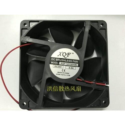 New 12038 xqf12038hbl DC24 V 0.6A inverter 12cm cooling fan