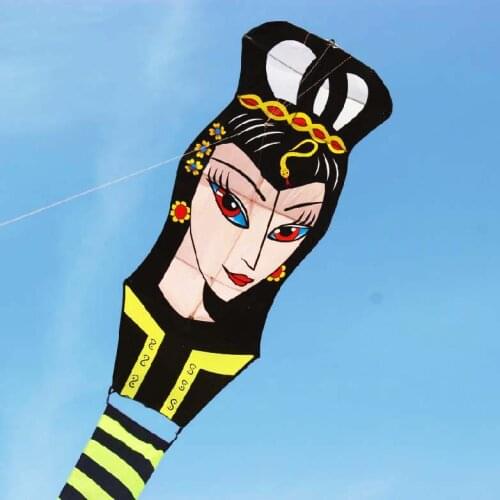 New 30m large flying kite beauty snake cerf volant beautiful soft single line kites tail windsock rainbow fun factory kids bar