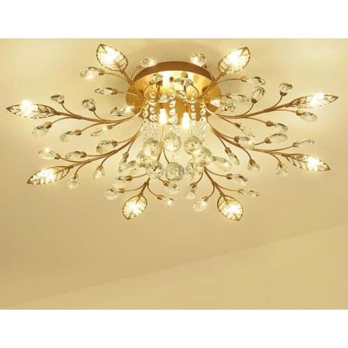 New item fancy ceiling light LED Crystal ceiling lamp modern lamps for living room lights,AC110-240V Crystal lighting