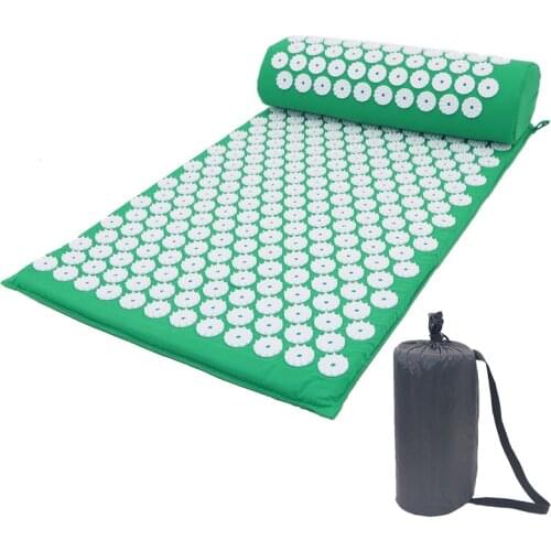 Distinctive 66x42x2cm Massage Cushion Acupuncture mat Relieve Stress Back Body Pain Spike Acupressure Massager Mat