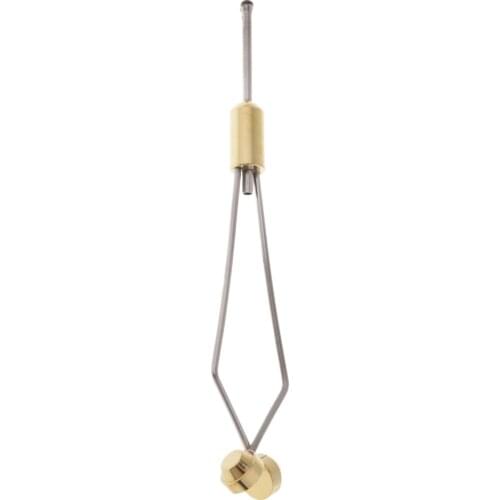 Fishing Fly Tying Stainless Steel and Brass Bobbin Holder Fly Tying Fishing Tools for Smooth Spool Rotation