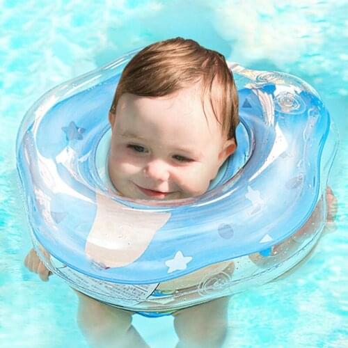 Newborn Baby Kids Infant Swimming Protector Neck Float Ring Safety Life Buoy Life Saver Neck Collar Swiming Inflatable Tube #P