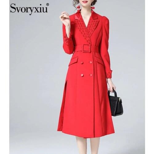 Женские двубортные тренчи SVORYXIU China At AliExpress