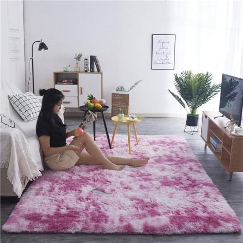 Thick Carpet for Living Room Plush Rug Children Bed Room Fluffy Floor Carpets Window Bedside Home Decor Rugs Soft Velvet Mat
