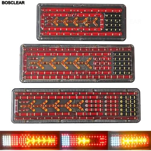 Universal Truck Rear Taillight Led Trailer Taillights 24V Flow Steering Brake Reversing Traffic FogLamp Caravans UTE Campers ATV